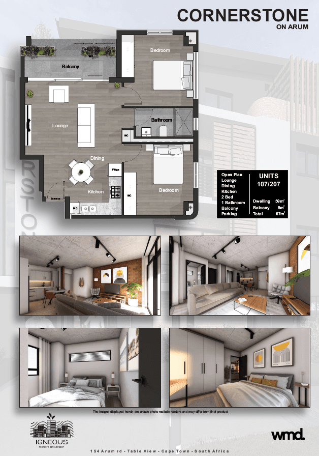 2 Bedroom - Unit 207