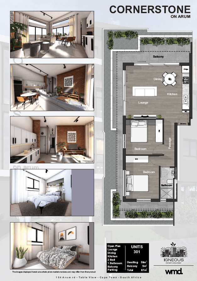 2 Bedroom - Unit 301