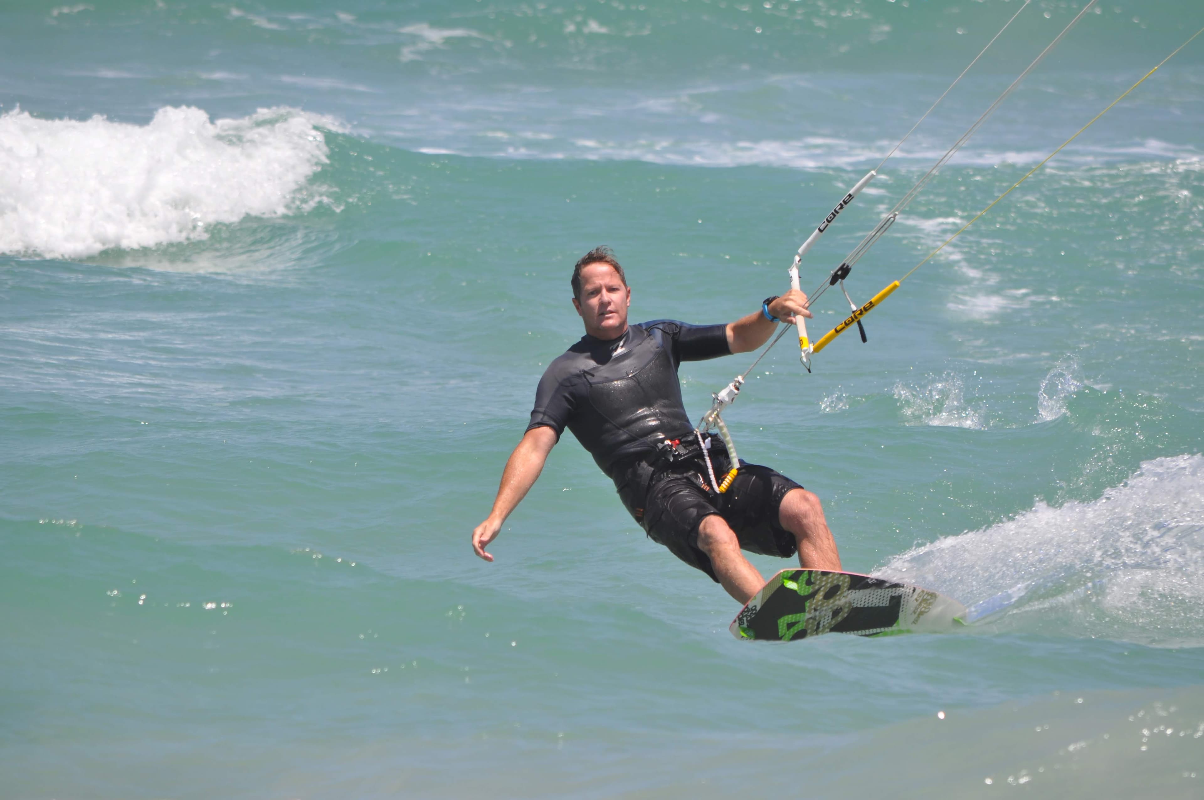 Kite Surfing Action
