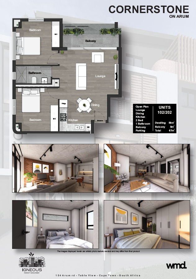 2 Bedroom - Unit 202
