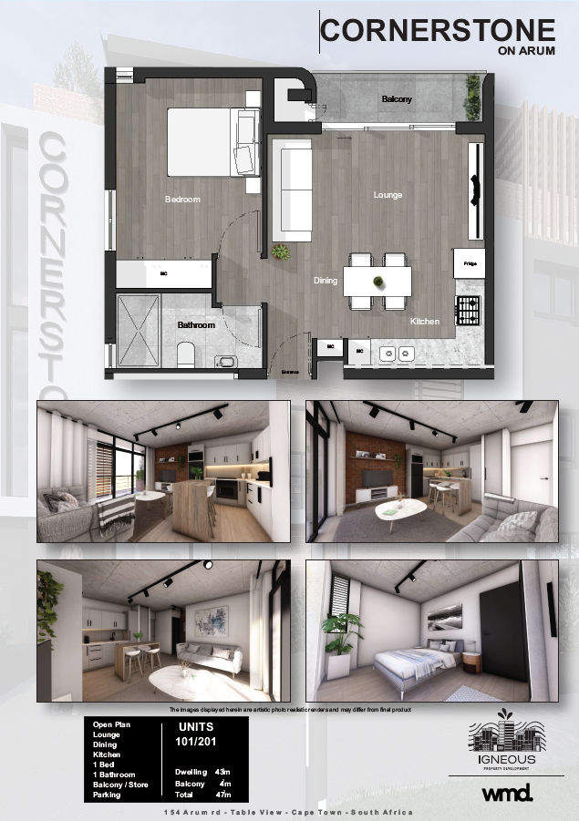 1 Bedroom - Type A