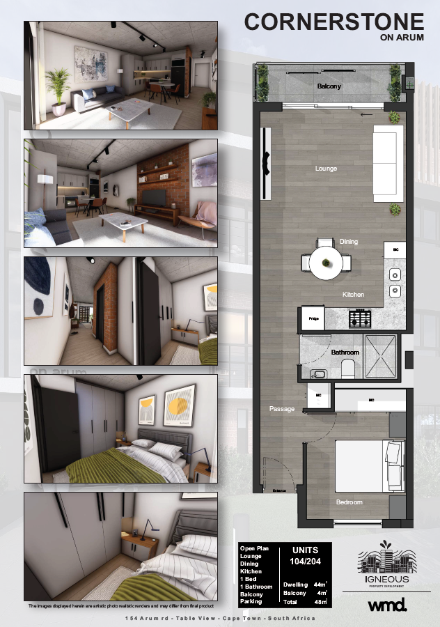 1 Bedroom - Type C